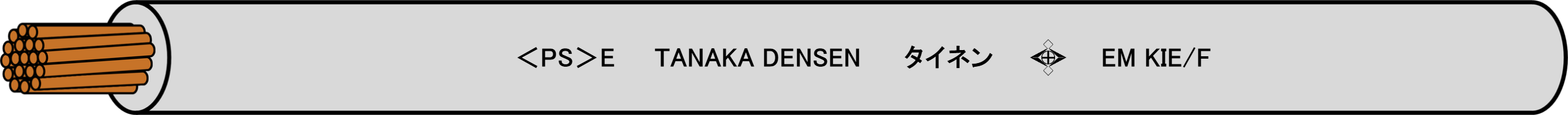 EM KIE/F（0.75～100mm²）表示例（印字位置・内容の参考図）
