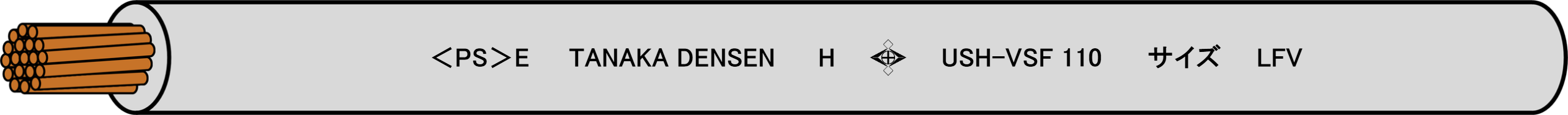 USH-VSF(H-VSF)表示例(印字位置・内容の参考図)